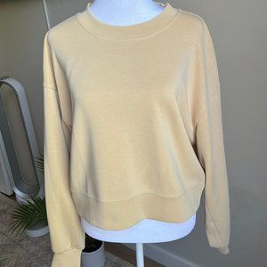 Lululemon Perfectly Oversized Cropped Crew *Softstreme - Trench